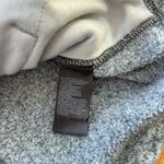 The North Face Women’s Indi Fleece Parka Gray Hoodie Jacket Small Ribbed Sleeves Photo 7