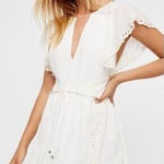 Free People Ivory Eyelet Sahara Romper Photo 0