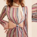 Free People Winter Muse Daphne Dress in Multi Stripe Size 6 XS NWOT $299 Photo 13