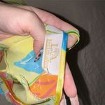 Vintage Sheer Dress Floral Yellow Size L Photo 4