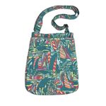 KAVU Keeper Cotton Canvas Crossbody Bag Purse in Sail Dreams Pattern Photo 4