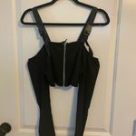 Waisted buckle crop top Black Size undefined Photo 4
