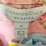 Charter Club  Pink Floral Maxi Flannel Nightgown with Sleep Mask NWT Photo 5