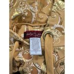 Baby Phat Vintage Y2K  Signature Logo Gold Metallic Hoodie Size Small Photo 6