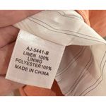 Aryn K  Anthropologie One Button Linen Blazer Size Medium Photo 6