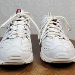 Skechers  Women's Energy Timeless Vision Sneakers 10 White Sport Leather Lace Up Photo 3