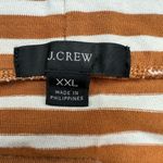 J.Crew Knit Mini Skirt Stripe Natural Gigi Pockets Cotton Women’s Plus Size XXL Photo 7