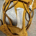 Good American NEW Always Fits Crinkle Bikini Set Swimsuit Bottoms Bronze Brown Photo 7