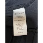 Athleta Skyline Women's Black High Waisted Pleated Paperbag Mini Shorts Size 6 Photo 4