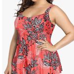 Aqua Eve Plus Size Tankini top  Swimsuits Flowy Photo 2