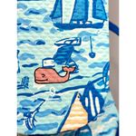 Vineyard Vines Womens Flip Flops 9 Blue Sailboat Water Pool Thong Sandals 2Z0254 Photo 6