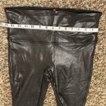 Spanx Faux Leather Leggings Black Pebbled Large Photo 4