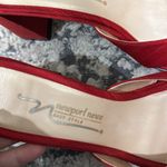 Newport News Red Block Heel Mule Sandals Photo 8