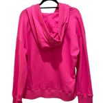 Abela Story + Co Reset V Neck Hooded Pullover Sweatshirt Top Pink Size XL Photo 7