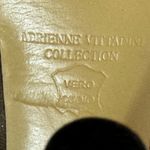 Adrienne Vittadini Brown heels with animal print texture and an elegant black bow on the front. Photo 4