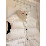 Perfect Moment Oversized Down Ski‎ Vest Medium Ski Cold Puffer Outdoor Snow White Photo 4