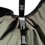 Victoria's Secret NWOT Victoria’s Secret Sport Dark Green Velvet Velour Leotard Bodysuit Photo 3