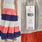 Anthropologie NWT $158  Hutch Pink Combo Fantine Pull On Maxi Skirt LP Photo 8