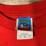 Vintage Charlie Brown Peanuts Christmas TShirt size medium Red Photo 2