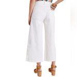 Citizens of Humanity White Nadia Lace-Up High-Rise Wide-Leg Jeans 27 Photo 2