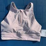 Lululemon *NWT, , Women, Energy High Neck Bra with Zip, Sz 8, Soft Pink B … Photo 0