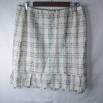 Worthington  14 Creme Tweed Skirt plus Photo 2