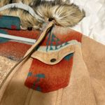 Tasha Polizzi Native American Suede Coat Brown Photo 5