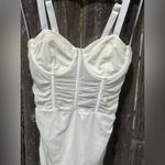 LEAU Miami Mesh Mini Dress NWT White Photo 2