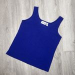 Chico's Private Edition By  Royal Blue Tank Top Soft Size 2 Sleeveless Shirt Photo 0