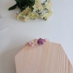 Handmade Bear & Star Stretch Bracelet Purple Photo 3