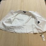 Kasper  cotton stretch white denim gold button Jacket Size 14 Catalina  Brand New Photo 6