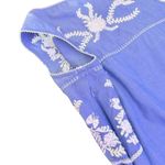 Chelsea & Theodore Embroidered Short‎ Dress Womens S Cotton Casual Blue BOHO Photo 4