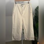 KHAITE The Ian High Rise Loose Wide Leg Jean in Ivory Size 29 Photo 2