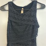 Bailey 44 Black Lace Sleeveless Tiered Bodycon Dress Size XS Photo 4