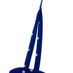 Cacique Simply  Royal Blue & White Polka Dot No Wire Halter Bikini Top Sz 20 New Photo 8