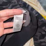 Athleta  Triumph Women XL Black Gray Cam Crew Neck Sweatshirt Long Sleeve Fleece Photo 7