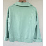 Anthropologie Pilcro x  Johnny Collar Pullover Green Women's Size XXS Oversized Photo 5