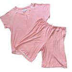 Karen Neuburger Pink Polka Dot Short Pajama Set Size L Photo 0