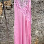 NWT Vintage Val Mode Coquette Fairycore Pink Long Slip Dress Size M READ Size M Photo 0