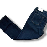 New Ann Taylor Loft Women's Curvy Skinny Dark Wash Denim Blue Jeans Size 10 NWT Photo 0