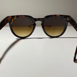 Oversized Rounded Sunglasses, Tortoise Shell, 50 Photo 1