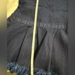 NWT Marquise Almeida denim Navy Blue flare/Raffle jeans with frayed hem Size 25 Photo 8