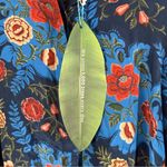 Farm Rio NWT  Arabesque Floral Blue Midi Dress XXS Photo 5