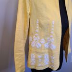 Orvis Women’s Size 4 Embroidered Open Jacket Blazer Linen Blend Cottage Boho Photo 1