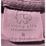 Ivory Ella  Womens Long Sleeve Pocket T Shirt Elephant Mauve Purple Small Photo 4