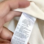 Madewell NWT Sleeveless Boatneck Side Slit Tank in Ivory - Size: Small Photo 3