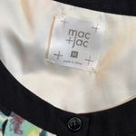 Mac+Jac Women’s Medium Abstract Bubble Color Button Sleeveless Knee Length Dress Black Photo 9