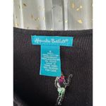 Alexandra Bartlett 90s Vintage Embroidered Hawaiian Hula Girl Knit Sweater S Black Photo 4