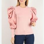 TCEC  Solid Fitted Crew Neckline and Long Puff Sleeves Size Medium EUC Photo 0