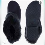 Isotoner  Microsuede black Addie ankle Boot with faux fur Photo 2